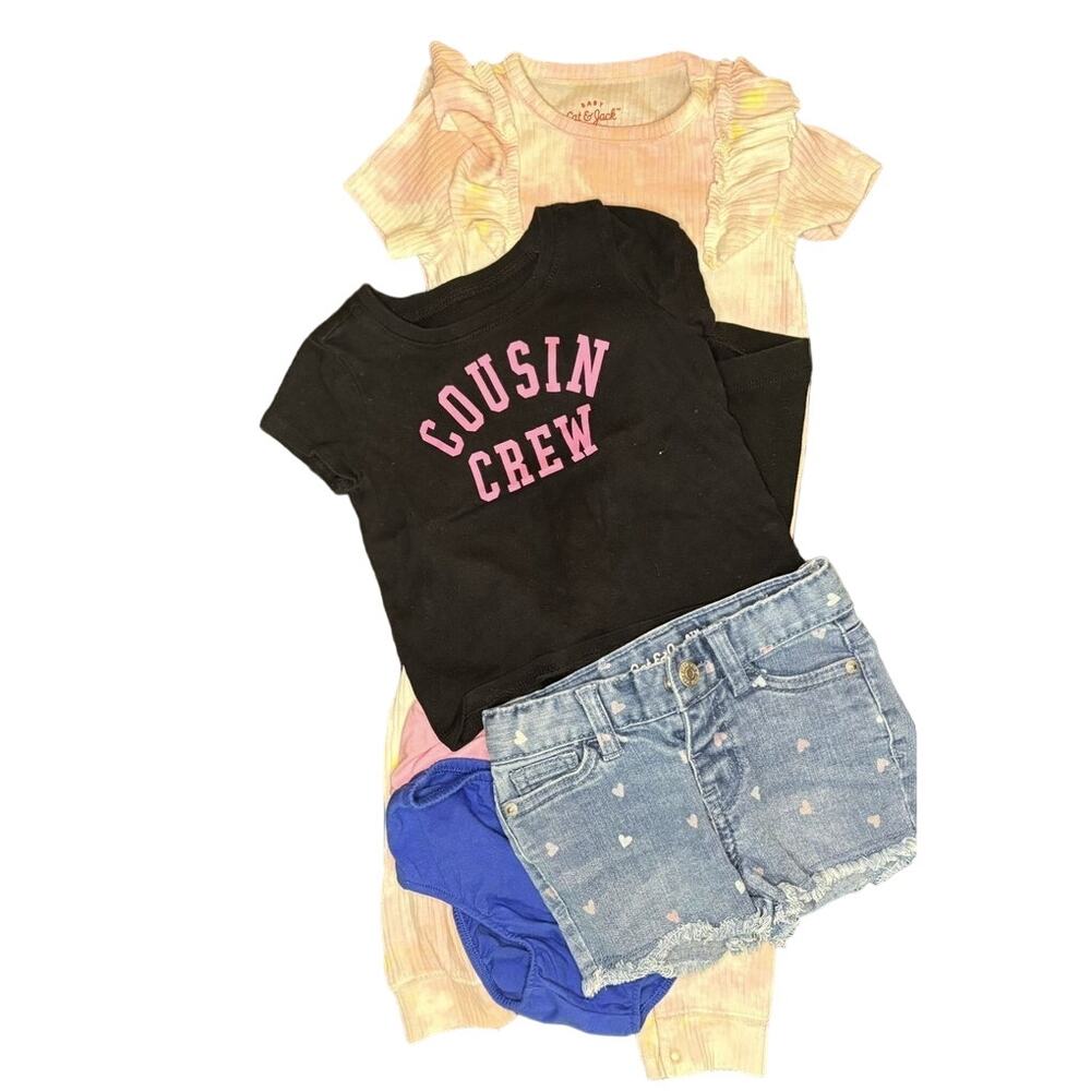 CAT & JACK + Various Mixed Baby Girl Bundle | Baby 12M